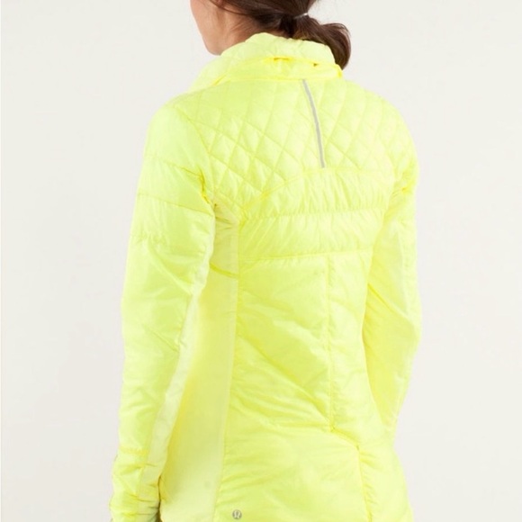 lululemon athletica Neon Yellow What the Fluff Pullover Jacket - Picture 3 of 14